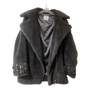 Leather Coat In Black Anine bing